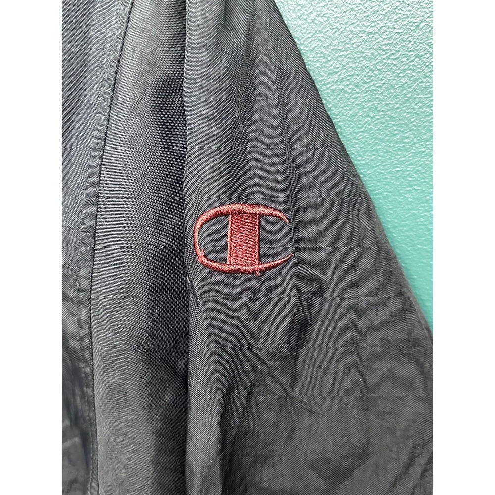 Champion NCAA Minnesota Badgers Black LS Embroidered Pullover Size 2XL - Picture 2 of 4